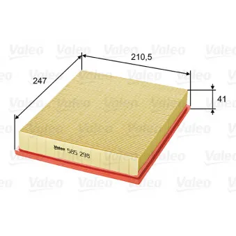 Filtre à air VALEO 585298