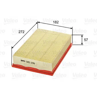Filtre à air VALEO 585299
