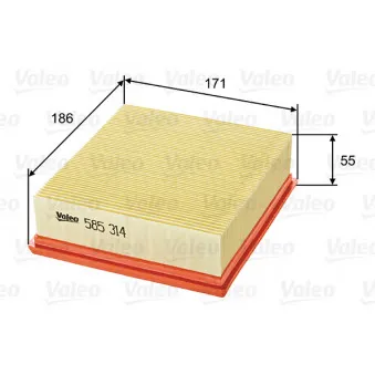 Filtre à air VALEO 585314