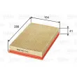 Filtre à air VALEO 585342 - Visuel 1