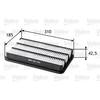 Filtre à air VALEO 585344
