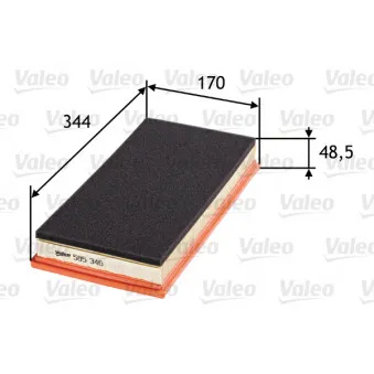 Filtre à air VALEO 585346