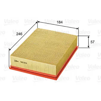 Filtre à air VALEO 585369