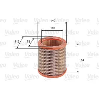 Filtre à air VALEO 585602