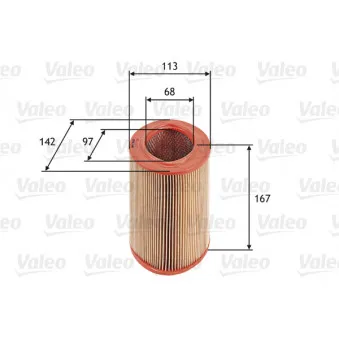 Filtre à air VALEO 585623