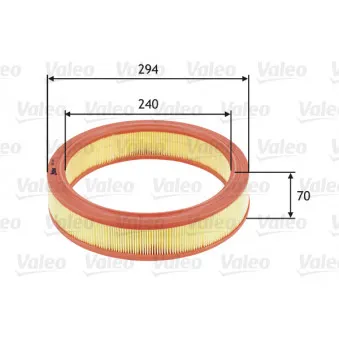 Filtre à air VALEO 585633