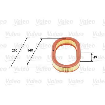 Filtre à air VALEO 585640