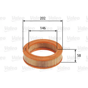 Filtre à air VALEO 585644