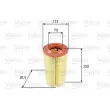 Filtre à air VALEO 585649 - Visuel 1