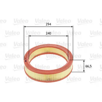Filtre à air VALEO 585651