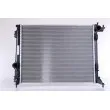 Radiateur, refroidissement du moteur NISSENS 606761 - Visuel 1