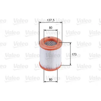 Filtre à air VALEO 585677