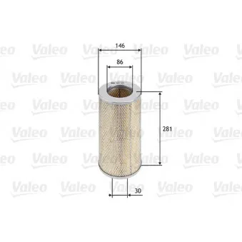Filtre à air VALEO 585680