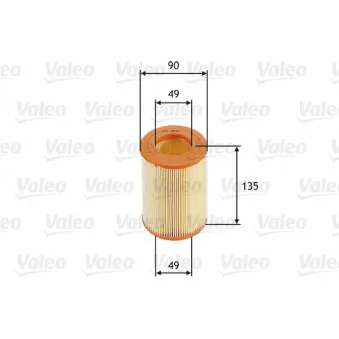 Filtre à air VALEO 585681