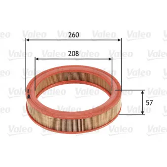 Filtre à air VALEO 585686