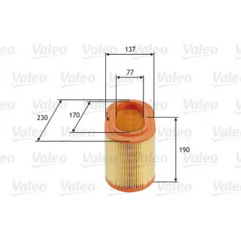 Filtre à air VALEO 585690