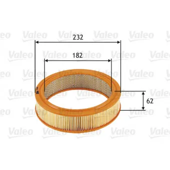 Filtre à air VALEO 585696