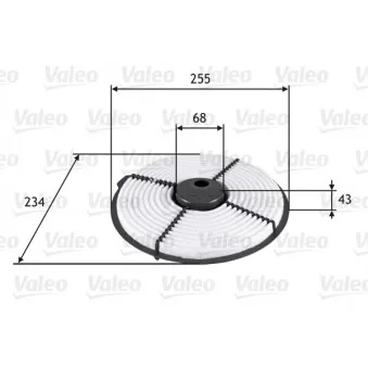 Filtre à air VALEO 585704