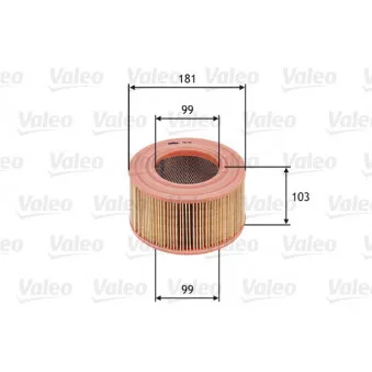 Filtre à air VALEO 585708