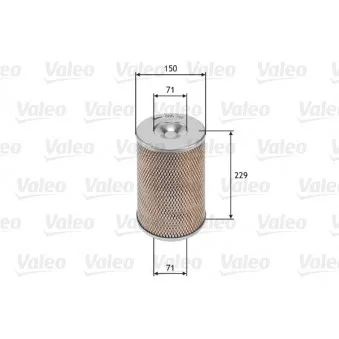 Filtre à air VALEO 585712