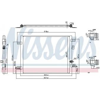 Condenseur, climatisation NISSENS 941061