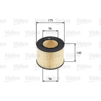 Filtre à air VALEO 585714