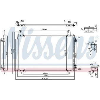 Condenseur, climatisation NISSENS 941296