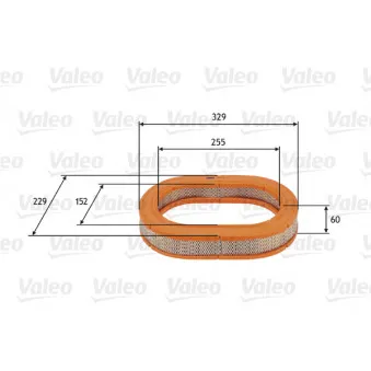 Filtre à air VALEO 585723