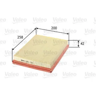 Filtre à air VALEO 585735
