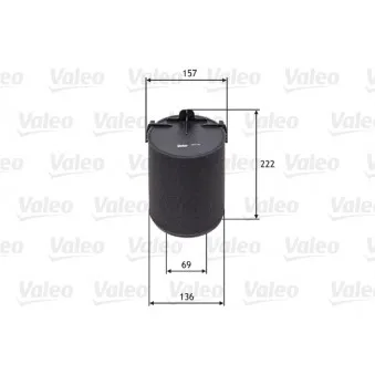 Filtre à air VALEO 585742