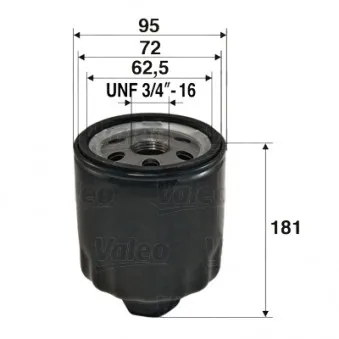 Filtre à huile VALEO 586056