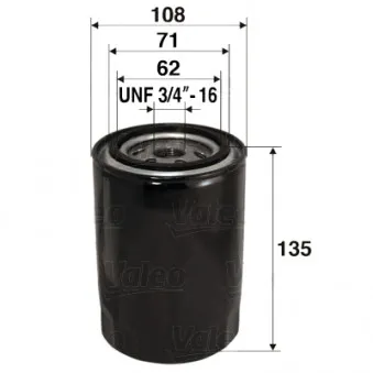 Filtre à huile VALEO 586059