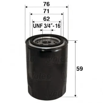 Filtre à huile VALEO 586065