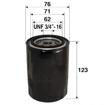 Filtre à huile VALEO 586070