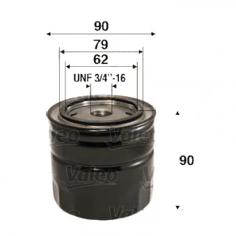 Filtre à huile VALEO 586088