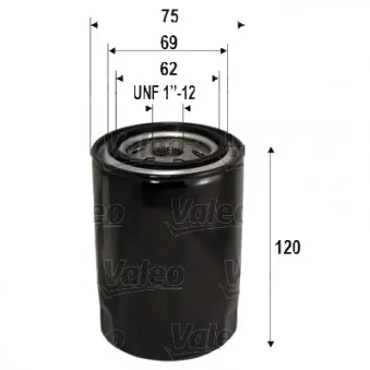 Filtre à huile VALEO 586103