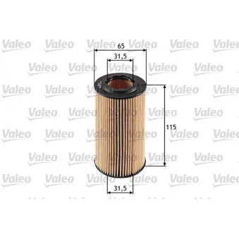 Filtre à huile VALEO 586501