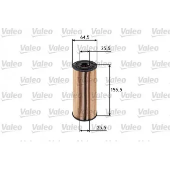 Filtre à huile VALEO 586502