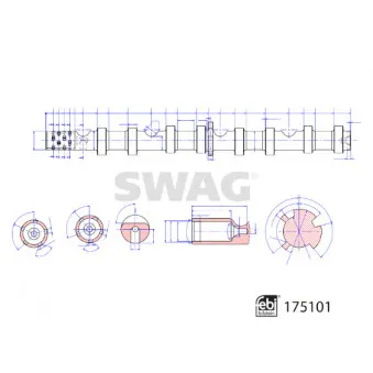 Arbre à came SWAG 33 10 2701