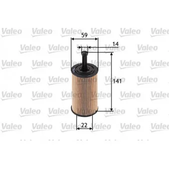 Filtre à huile VALEO 586509