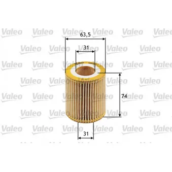 Filtre à huile VALEO 586510