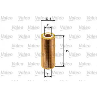Filtre à huile VALEO 586511