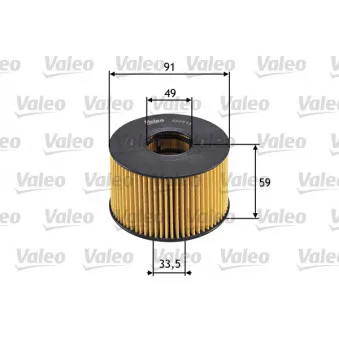 Filtre à huile VALEO 586513