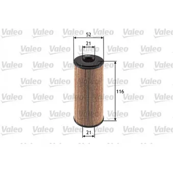 Filtre à huile VALEO 586514