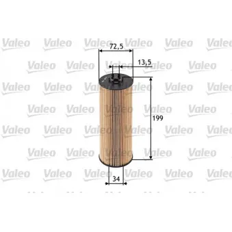 Filtre à huile VALEO 586520
