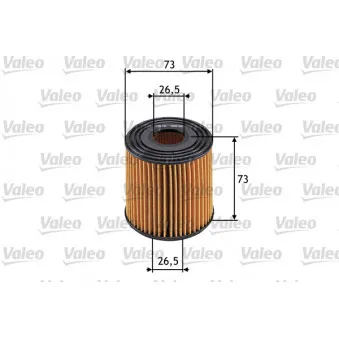 Filtre à huile VALEO 586523
