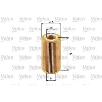 Filtre à huile VALEO 586524