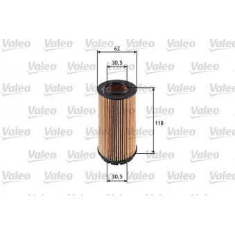 Filtre à huile VALEO 586525