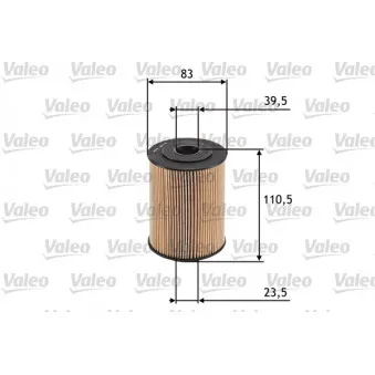 Filtre à huile VALEO 586526
