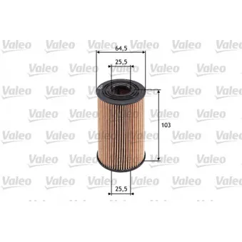 Filtre à huile VALEO 586533